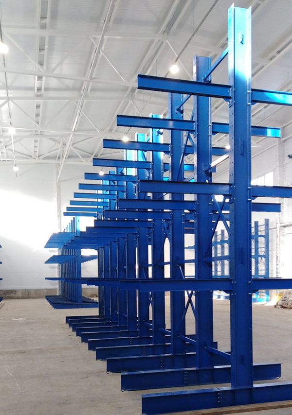 Консольные стеллажи установлены для производителя железнодорожного оборудования в Перми