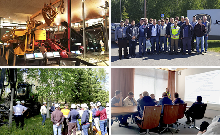 Российские лесозаготовители посетили заводы John Deere в Финляндии в Перми