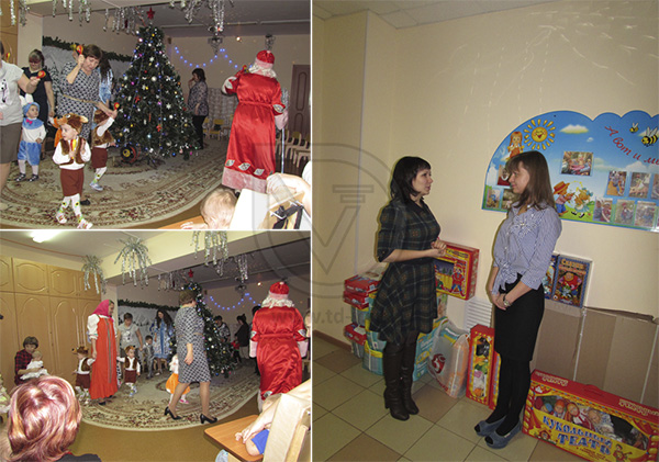 Сотрудники Торгового Дома «Вертикаль» поздравили воспитанников Дзержинского дома ребенка с Новым годом и Рождеством в Перми